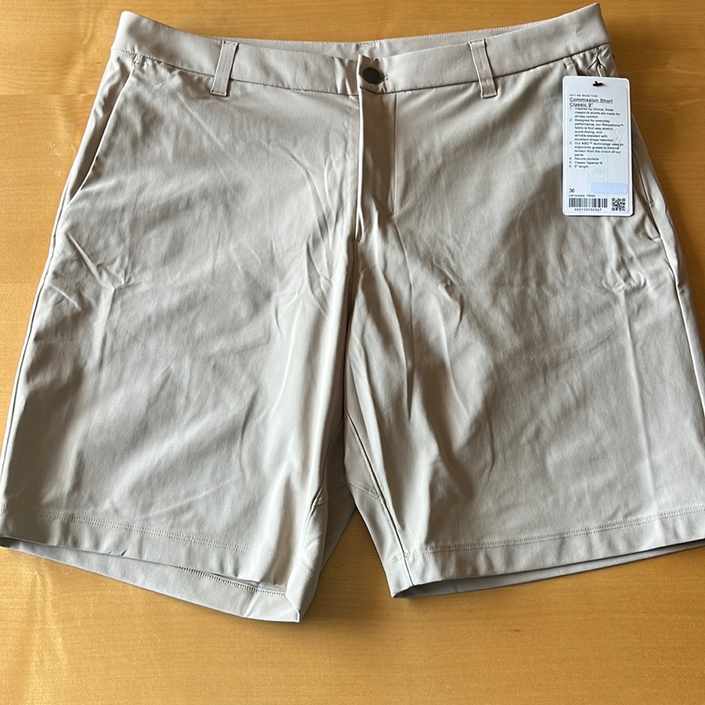 NWT Lululemon Commission Short size 36
